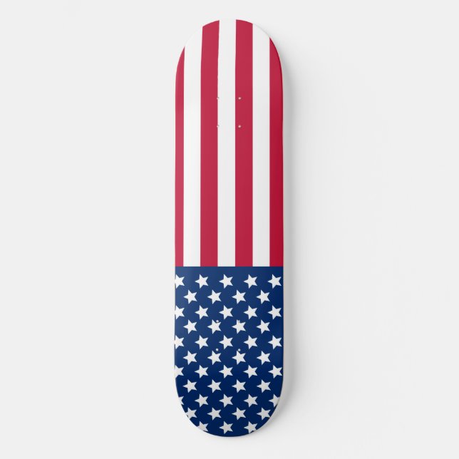 US Flag Skateboard Deck (Front)