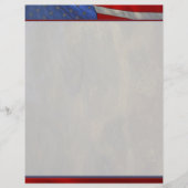 US Flag Stationary Letterhead (Front)