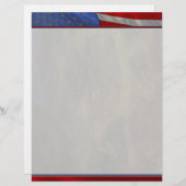 US Flag Stationary Letterhead (Front/Back)