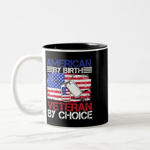 US Flag Two Forces Died For You Jesus Christ US Ve Two_Tone Coffee Mug
