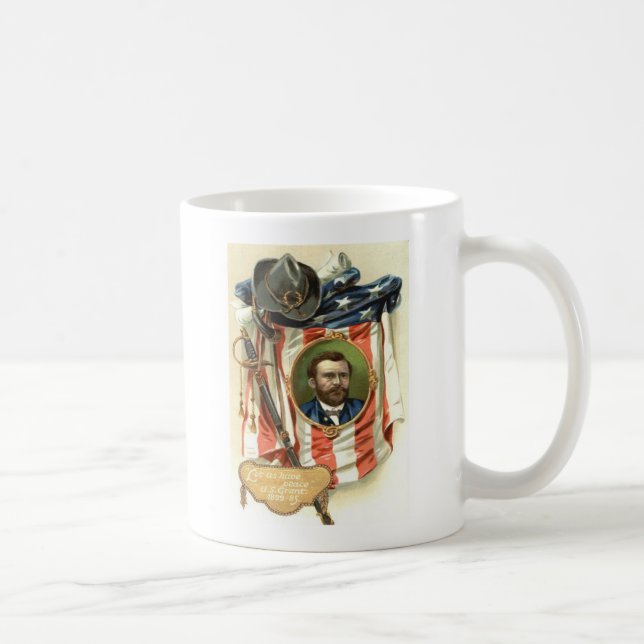 US Flag Ulysses S Grant Sword Cavalry Coffee Mug (Right)
