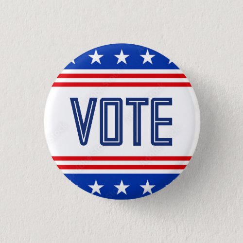 US Flag Vote Button