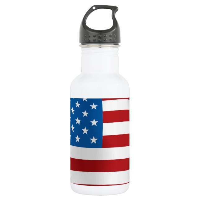 US Flag Water Bottle (Front)