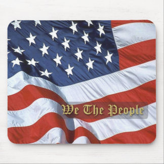 US Flag, We the People Mousepad