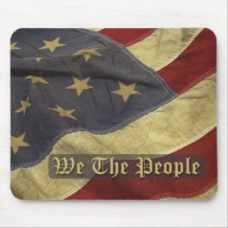 US Flag, We the People Mousepad