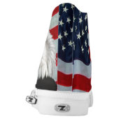 US FLAG WITH BALD EAGLE High-Top SNEAKERS (Left Shoe Back)