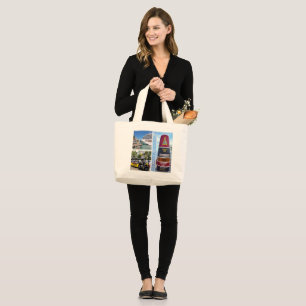 US Florida - Key West - Southernmost Point Buoy - Large Tote Bag