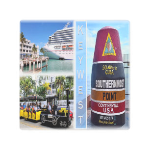 US Florida - Key West - Southernmost Point Buoy - Metal Print