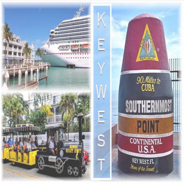 US Florida - Key West - Southernmost Point Buoy - Sticker (Front)