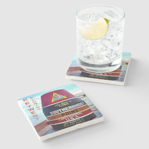 US Florida - Key West - Southernmost point buoy - Stone Coaster