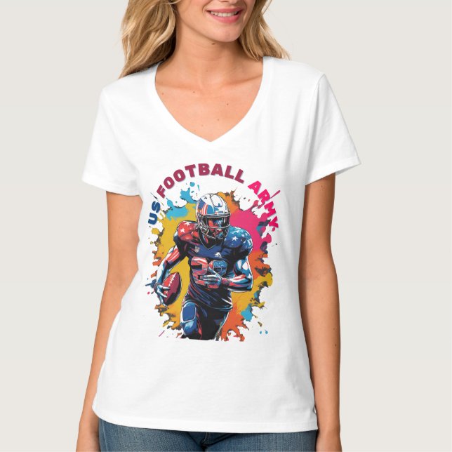 US Football Army T-Shirt (Front)