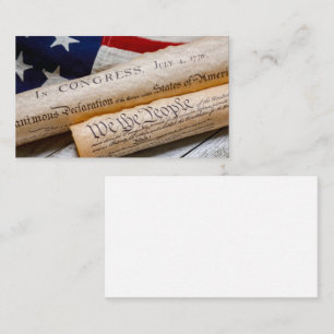 US Founding Documents Business Card