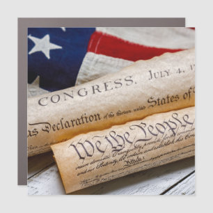 US Founding Documents Car Magnet
