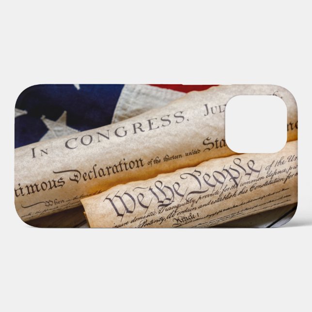 US Founding Documents Case-Mate iPhone Case (Back (Horizontal))