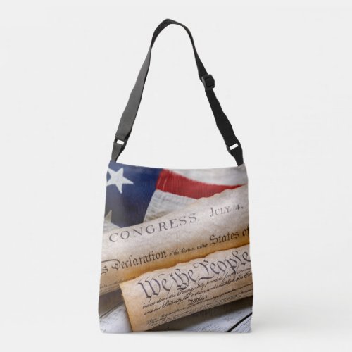 US Founding Documents Crossbody Bag