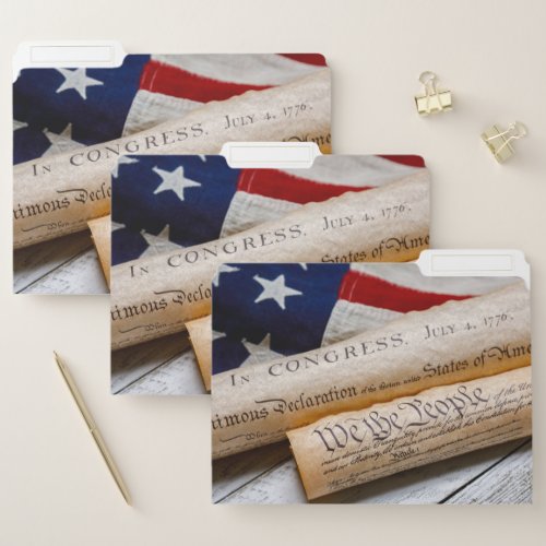 US Founding Documents File Folder