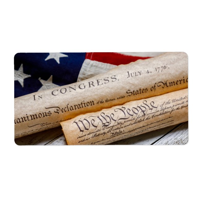 US Founding Documents Label (Front)