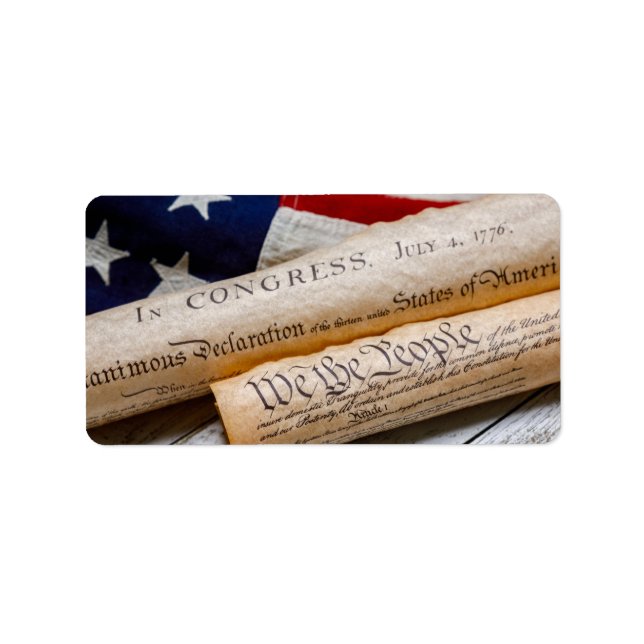 US Founding Documents Label (Front)
