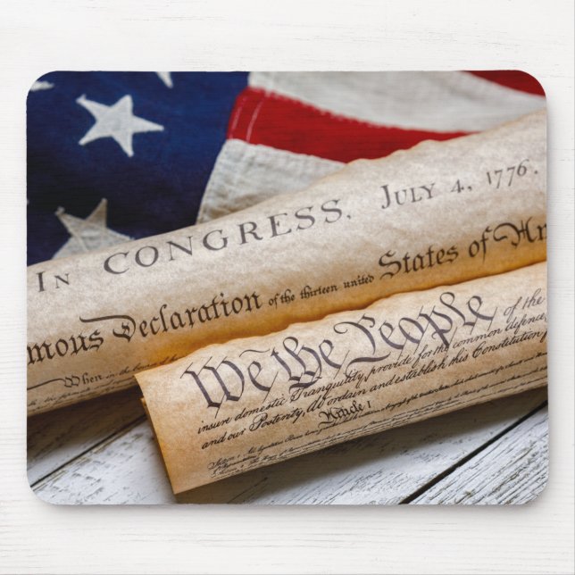 US Founding Documents Mouse Pad (Front)