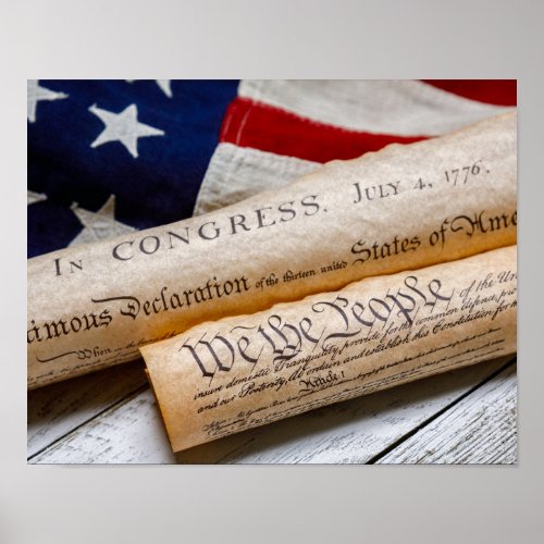 US Founding Documents Poster