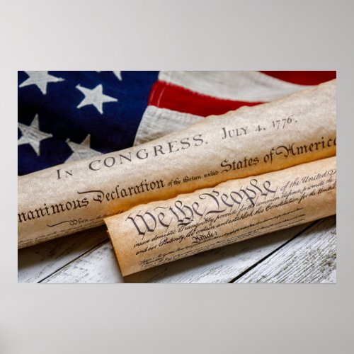 US Founding Documents Poster