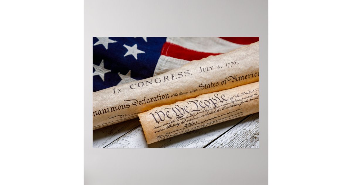 us-founding-documents-poster-zazzle