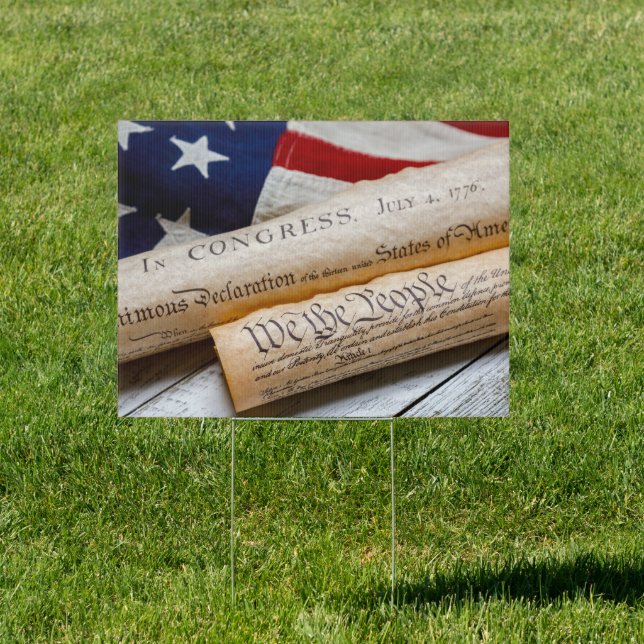 US Founding Documents Sign (Insitu)