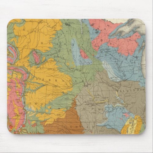 US Geological Map Mouse Pad