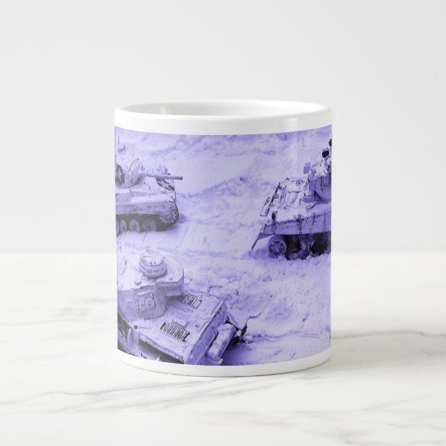 US German Tanks in the Snow Diorama Mug (Front)