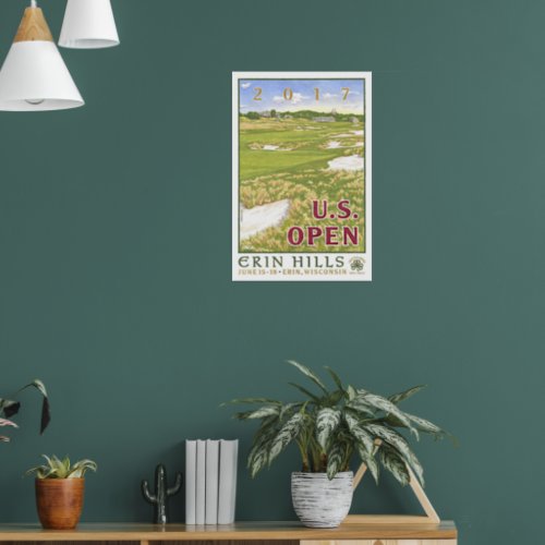 US Golf open 2017 grin hills Erin Wisconsi gifts Poster