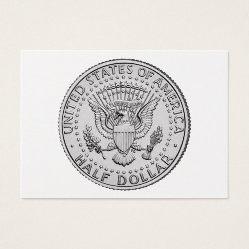 US Great Seal Half Dollar Business Card Templates
