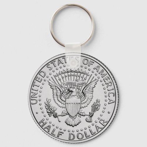 US Great Seal Half Dollar Keychain