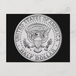 US Great Seal Half Dollar Postcard