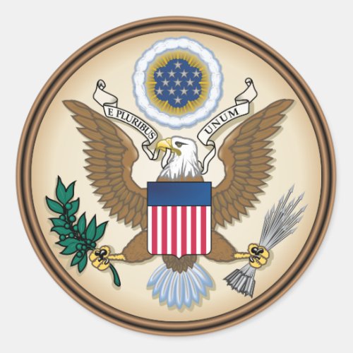 US Great Seal Official Coat Of Arms Heraldry