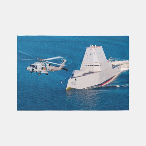 US GUIDED_MISSILE DESTROYER _  DDG_1000 RUG