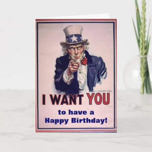 "US - Happy Birthday" Card