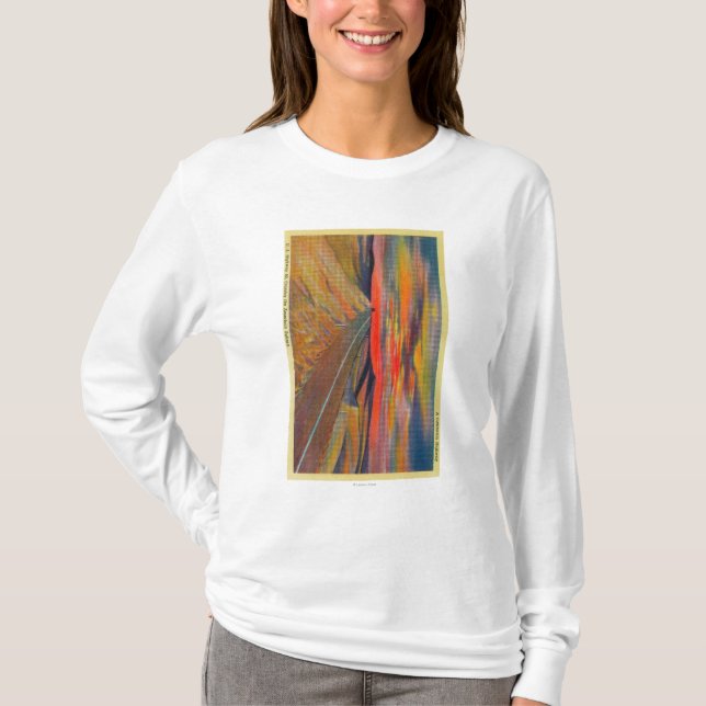 US Highway 80 Crossing the American SaharaState T-Shirt (Front)