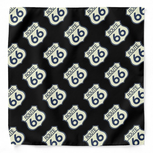 US Highway, Route 66, Bandana (Front)