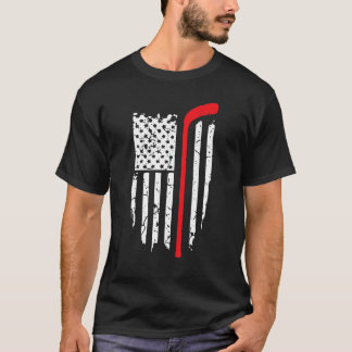 US Ice Hockey USA Practice Flag American Women Men T-Shirt