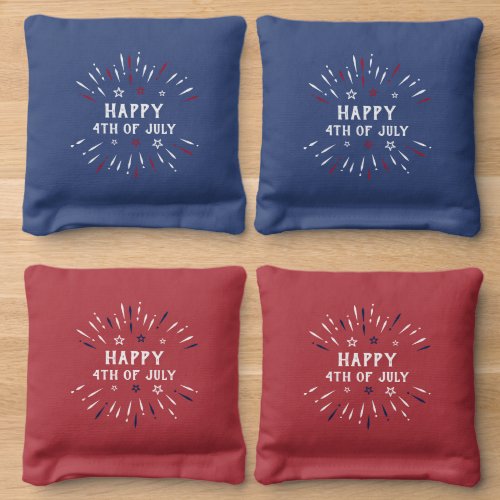 US Independence Day 4th Of July Patriotic American Cornhole Bags