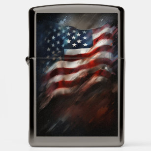 US Independence Day- American Flag  Zippo Lighter
