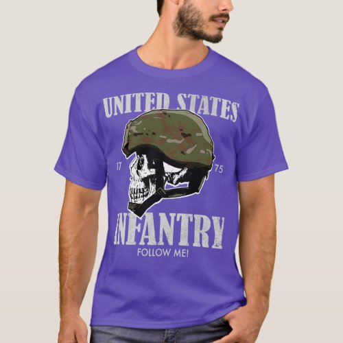 US Infantry Veteran distressed T_Shirt
