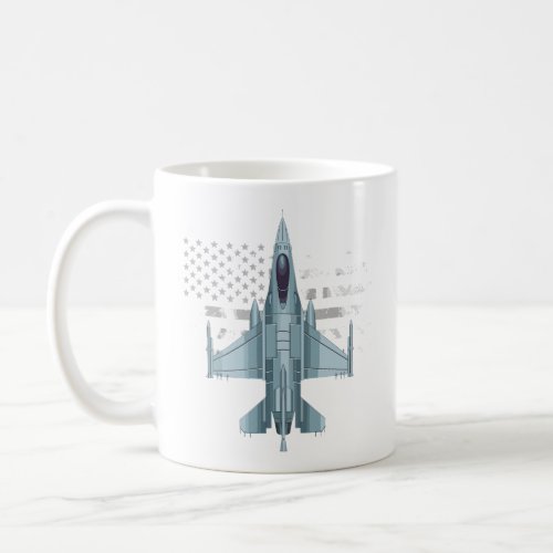 US Jet Fighter Jet Plane Pilot Gift  Coffee Mug