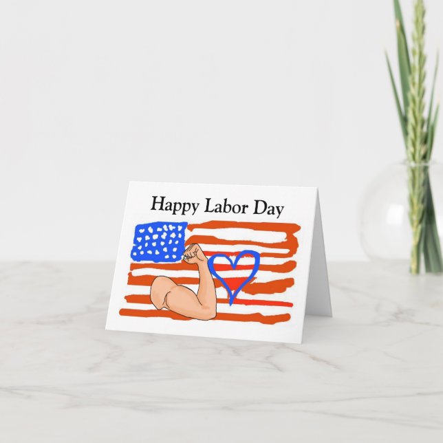 US Labor Day Card (Front)