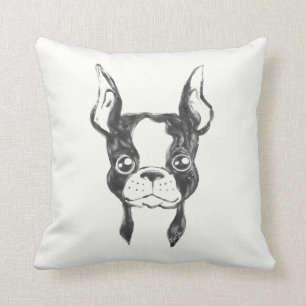 US Made Ketchup Art Dog 2-Sided 2-Color Pillow