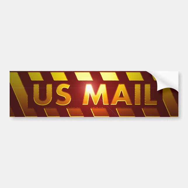 US MAIL BUMPER STICKER (Front)