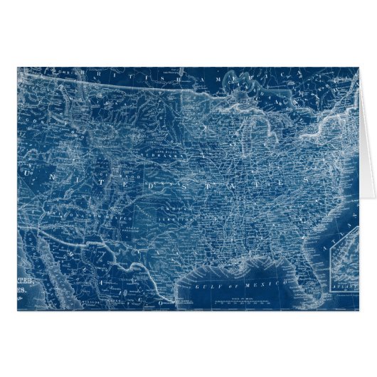 US Map Blueprint (Front Horizontal)