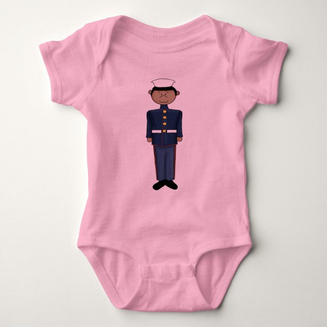 US Marine Corp Boy Baby Bodysuit (Front)