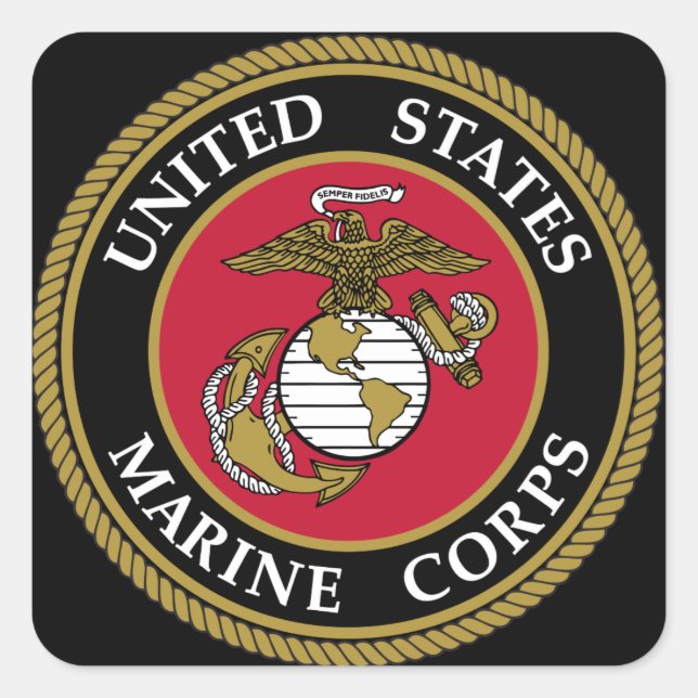US Marine Corp Sticker (Front)