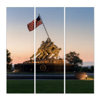 US Marine Corp War Memorial Canvas Wall Art
